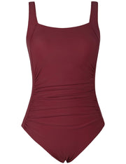 Firpearl Shirred Tank  Vintage Tummy Control Bathing Suits