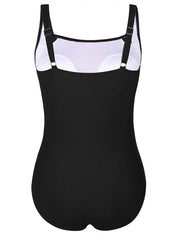 Firpearl Shirred Tank  Vintage Tummy Control Bathing Suits