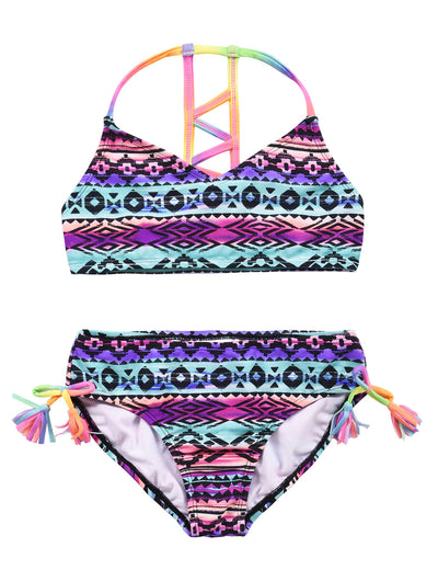 Firpearl Halter Two piece Kids Bathing Suit
