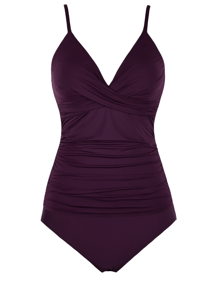 Firpearl Women's Tankini Swimsuits Twist V Neck Swim Top with Shorts Ruched Tummy Control Two Piece Bathing Suit