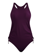 Firpearl Women's Tankini Swimsuits with Shorts Athletic Two Piece Bathing Suits Racerback Tummy Control Swimwear