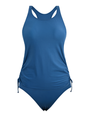Firpearl Women's Tankini Swimsuits with Shorts Athletic Two Piece Bathing Suits Racerback Tummy Control Swimwear