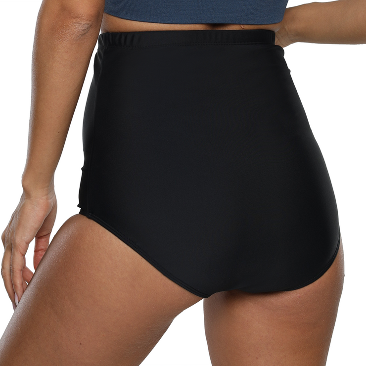 Firpearl Women's Swim Bottom Ultra High Waisted UPF50+ Swimsuit Bikini Brief