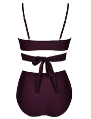 Fiprearl Women Wrap Bikini Set Push Up High Waisted Two Piece Swimsuit