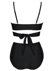 Fiprearl Women Wrap Bikini Set Push Up High Waisted Two Piece Swimsuit